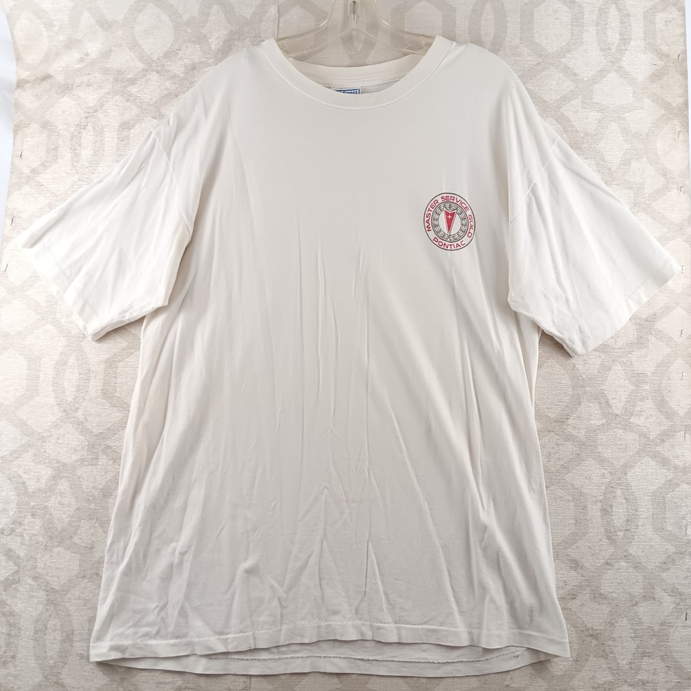 Vintage Pontiac Master Service Guild T Shirt XL All Sport‎ USA Made Auto